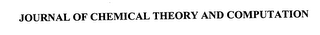 JOURNAL OF CHEMICAL THEORY AND COMPUTATION logo
