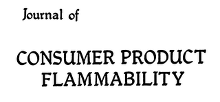 JOURNAL OF CONSUMER PRODUCT FLAMMABILITY logo