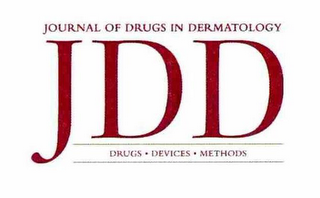 JOURNAL OF DRUGS IN DERMATOLOGY JDD DRUGS DEVICES METHODS logo