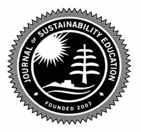 JOURNAL OF SUSTAINABILITY EDUCATION FOUNDED 2007 logo