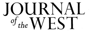 JOURNAL OF THE WEST logo