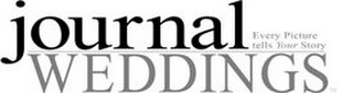 JOURNAL WEDDINGS EVERY PICTURE TELLS YOUR STORY logo