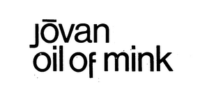 JOVAN OIL OF MINK logo