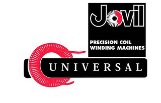 JOVIL PRECISION COIL WIDING MACHINES UNIVERSAL logo