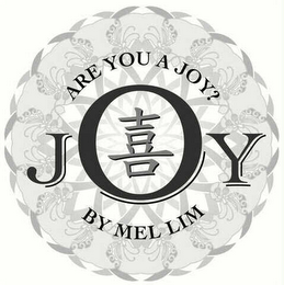 JOY BY MEL LIM ARE YOU A JOY? logo