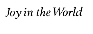 JOY IN THE WORLD logo
