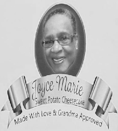 JOYCE MARIE SWEET POTATO CHEESECAKE MADE WITH LOVE & GRANDMA APPROVED logo