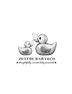 JOYFUL.BABY&CO THOUGHTFULLY CURATED BABY ESSENTIALS logo