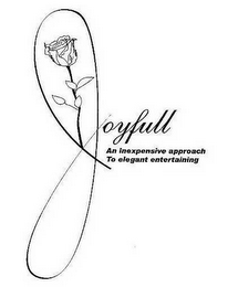 JOYFULL AN INEXPENSIVE APPROACH TO ELEGANT ENTERTAINING logo