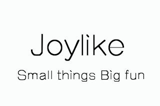 JOYLIKE SMALL THINGS BIG FUN logo
