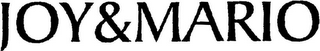 JOY&MARIO logo