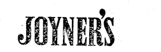 JOYNER'S logo