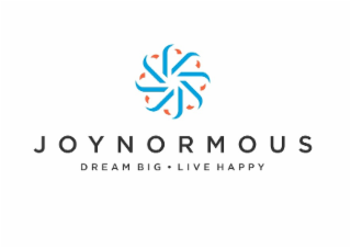 JOYNORMOUS DREAM BIG LIVE HAPPY logo