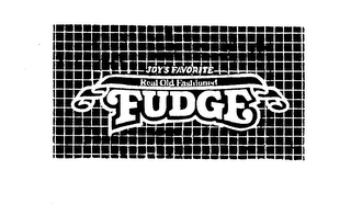 JOY'S FAVORITE REAL OLD FASHIONED FUDGE logo