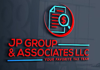JP GROUP & ASSOCIATES LLC YOUR FAVORITE TAX TEAM logo