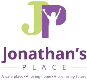 JP JONATHAN'S PLACE A SAFE PLACE A · LOVING HOME · A PROMISING FUTURE logo