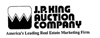 J.P. KING AUCTION COMPANY AMERICA'S LEADING REAL ESTATE MARKETING FIRM logo