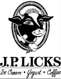 J.P. LICKS ICE CREAM ·YOGURT· COFFEE logo