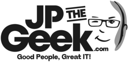 JP THE GEEK.COM GOOD PEOPLE, GREAT IT! logo