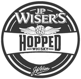 J.P. WISER'S HOPPED WHISKY J.P. WISER logo