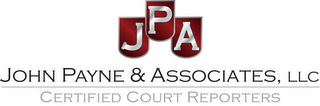 JPA JOHN PAYNE & ASSOCIATES, LLC CERTIFIED COURT REPORTERS logo
