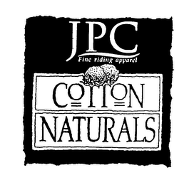 JPC FINE RIDING APPAREL COTTON NATURALS logo