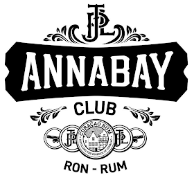JPL ANNABAY CLUB RON - RUM CURAÇAO RUM DISTILLING THE ESSENCE OF CURAÇAO logo