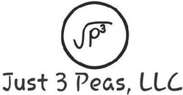 JP³ JUST 3 PEAS, LLC logo