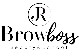 JR BROWBOSS BEAUTY & SCHOOL logo