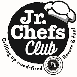 JR. CHEFS CLUB GRILLING UP WOOD-FIRED FLAVORS & FUN! FB FIREBIRDS WOOD FIRED GRILL logo