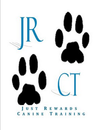 JR CT JUST REWARDS CANINE TRAINING logo