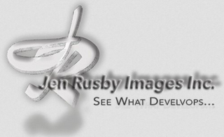 JR JEN RUSBY IMAGES INC. SEE WHAT DEVELOPS... logo