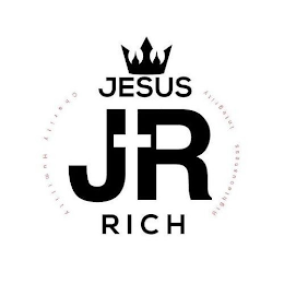 JR JESUS RICH CHARITY HUMILITY RIGHTEOUSNESS INTEGRITY logo