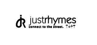 JR JUSTRHYMES CONNECT TO THE STREET. logo