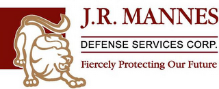 J.R. MANNES DEFENSE SERVICES CORP. FIERCELY PROTECTING OUR FUTURE logo