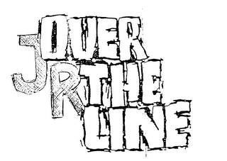 JR OVER THE LINE logo