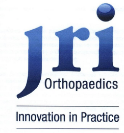 JRI ORTHOPAEDICS INNOVATION IN PRACTICE logo