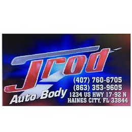 JROD AUTO BODY (407) 760-6705 (863) 353-9605 1234 US HWY 17 - 92 N HAINES CITY, FL 33844 logo