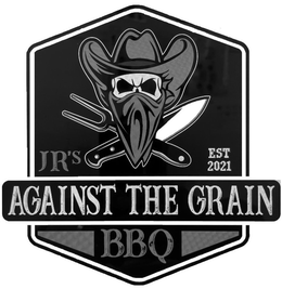 JR'S EST 2021 AGAINST THE GRAIN BBQ logo