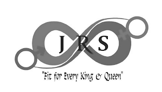JRS "FIT FOR EVERY KING & QUEEN" logo