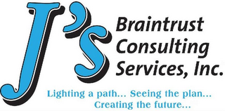 J'S BRAINTRUST CONSULTING SERVICES, INC. LIGHTING A PATH...SEEING THE PLAN...CREATING THE FUTURE... logo