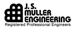 J.S. MULLER ENGINEERING REGISTERED PROFESSIONAL ENGINEERS logo