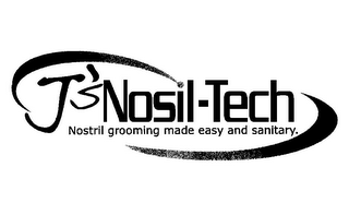 J'S NOSIL-TECH NOSTRIL GROOMING MADE EASY AND SANITARY. logo