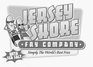 JSF JERSEY SHORE FRY COMPANY WITH SEA SALT SIMPLY THE WORLD'S BEST FRIES logo