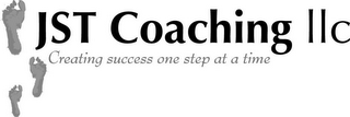 JST COACHING LLC CREATING SUCCESS ONE STEP AT A TIME logo