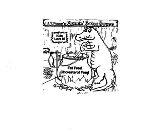 J.T. PAPPY'S FLAMIN GATOR SAUCE KIDS LOVE IT! FAT FREE! CHOLESTEROL FREE! logo