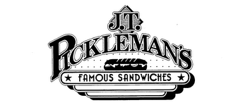 J.T. PICKELMAN'S FAMOUS SANDWICHES logo