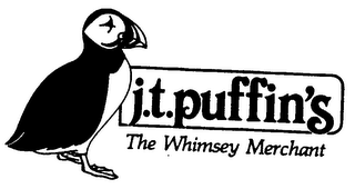 J.T. PUFFIN'S THE WHIMSEY MERCHANT logo
