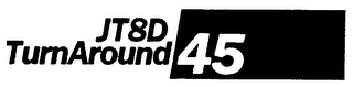 JT8D TURNAROUND 45 logo