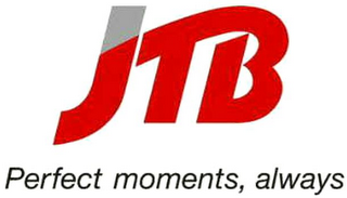 JTB PERFECT MOMENTS, ALWAYS logo